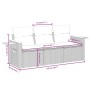 Set de sofás de jardín con cojines 3 pzas ratán sintético negro by , Garden sets - Ref: Foro24-3226594, Price: 219,88 €, Disc...