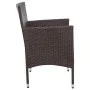4-piece garden furniture set and brown synthetic rattan cushions by vidaXL, Garden sets - Ref: Foro24-45811, Price: 213,44 €,...