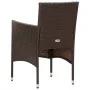 4-piece garden furniture set and brown synthetic rattan cushions by vidaXL, Garden sets - Ref: Foro24-45811, Price: 213,44 €,...