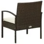 Garden chair with brown synthetic rattan cushion by vidaXL, Garden chairs - Ref: Foro24-45794, Price: 84,66 €, Discount: %