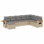 Juego de sofás de jardín con cojines beige 8 pzas ratán PE by , Garden sets - Ref: Foro24-3227088, Price: 501,00 €, Discount: %