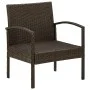 Garden chair with brown synthetic rattan cushion by vidaXL, Garden chairs - Ref: Foro24-45794, Price: 84,66 €, Discount: %