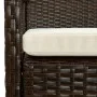 Garden chair with brown synthetic rattan cushion by vidaXL, Garden chairs - Ref: Foro24-45794, Price: 84,66 €, Discount: %