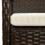 Gartenstuhl mit braunem synthetischem Rattankissen von vidaXL, Gartenstühle - Ref: Foro24-45794, Preis: 88,75 €, Rabatt: %