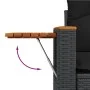 Set de sofás de jardín 6 piezas y cojines ratán sintético negro by , Garden sets - Ref: Foro24-3226762, Price: 360,30 €, Disc...