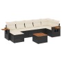 Set de sofás de jardín 8 piezas y cojines ratán sintético negro by , Garden sets - Ref: Foro24-3227036, Price: 438,31 €, Disc...