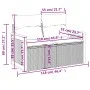 Set de sofás de jardín 11 pzas y cojines ratán sintético negro by , Garden sets - Ref: Foro24-3228107, Price: 645,05 €, Disco...