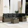 Gartenmöbel-Set, 6-teilig, mit grauen Polstern aus synthetischem Rattan. von , Gartensets - Ref: Foro24-3252477, Preis: 386,1...