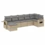 Set sofás de jardín 7 piezas y cojines ratán sintético beige de , Conjuntos de jardín - Ref: Foro24-3252816, Precio: 461,09 €...