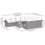Set de sofás de jardín 11 pzas y cojines ratán sintético negro by , Garden sets - Ref: Foro24-3253033, Price: 645,37 €, Disco...