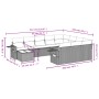 Set de sofás de jardín 11 pzas y cojines ratán sintético gris by , Garden sets - Ref: Foro24-3253067, Price: 649,55 €, Discou...