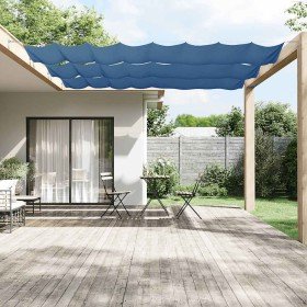 Toldo vertical tela oxford azul 60x1200 cm