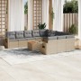 Set de sofás de jardín 12 pzas y cojines ratán sintético marrón by , Modular outdoor sofas - Ref: Foro24-3224792, Price: 733,...