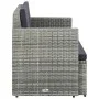 2-seater garden sofa with gray synthetic rattan cushions by vidaXL, Outdoor sofas - Ref: Foro24-45783, Price: 187,60 €, Disco...