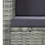 2-seater garden sofa with gray synthetic rattan cushions by vidaXL, Outdoor sofas - Ref: Foro24-45783, Price: 187,60 €, Disco...