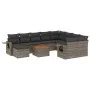 Set de sofás de jardín 11 pzas y cojines ratán sintético gris by , Modular outdoor sofas - Ref: Foro24-3224856, Price: 627,53...