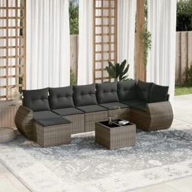 Set de sofás de jardín 8 pzas y cojines ratán sintético gris by , Modular outdoor sofas - Ref: Foro24-3221689, Price: 489,69 ...