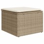 Juego de sofás de jardín con cojines beige 8 pzas ratán PE by , Garden sets - Ref: Foro24-3222907, Price: 513,20 €, Discount: %