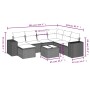Juego de sofás de jardín con cojines beige 8 pzas ratán PE by , Garden sets - Ref: Foro24-3222907, Price: 513,20 €, Discount: %