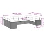 Gartensofa-Set mit 10-teiligen beigen Kissen aus synthetischem Rattan. von , Gartensets - Ref: Foro24-3223067, Preis: 654,54 ...