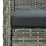 Gartenstuhl mit grauem synthetischem Rattankissen von vidaXL, Gartenstühle - Ref: Foro24-45796, Preis: 80,03 €, Rabatt: %