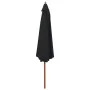 Gartenschirm mit schwarzem Holzmast 350 cm von vidaXL, Sonnenschirme - Ref: Foro24-47138, Preis: 108,13 €, Rabatt: %