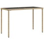 Garten-Essgruppe 5-teilig mit Kissen aus synthetischem Rattan in Beige. von , Gartensets - Ref: Foro24-365083, Preis: 220,47 ...