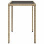 Garten-Essgruppe 5-teilig mit Kissen aus synthetischem Rattan in Beige. von , Gartensets - Ref: Foro24-365083, Preis: 220,47 ...