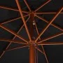 Garden umbrella with black wooden pole 350 cm by vidaXL, Umbrellas - Ref: Foro24-47138, Price: 107,50 €, Discount: %