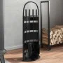 Set de herramientas para chimenea 5 pzas acero 23x15x66 cm de , Herramientas para chimeneas - Ref: Foro24-156374, Precio: 54,...