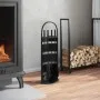 Set de herramientas para chimenea 5 pzas acero 23x15x66 cm de , Herramientas para chimeneas - Ref: Foro24-156374, Precio: 54,...