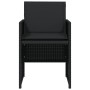 Set de muebles jardín 5 pzas con cojines ratán sintético negro by , Garden sets - Ref: Foro24-365081, Price: 201,45 €, Discou...
