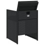 Set de muebles jardín 5 pzas con cojines ratán sintético negro by , Garden sets - Ref: Foro24-365081, Price: 201,45 €, Discou...