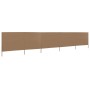 5-panel windbreak taupe gray fabric 600x120 cm by vidaXL, Umbrellas - Ref: Foro24-47163, Price: 65,03 €, Discount: %