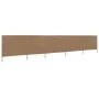 5-panel windbreak taupe gray fabric 600x120 cm by vidaXL, Umbrellas - Ref: Foro24-47163, Price: 69,30 €, Discount: %