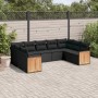 Set de sofás de jardín 8 piezas y cojines ratán sintético negro by , Garden sets - Ref: Foro24-3227952, Price: 562,87 €, Disc...