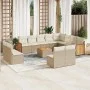 Set sofás de jardín con cojines 13 pzas ratán sintético beige de , Conjuntos de jardín - Ref: Foro24-3228158, Precio: 890,31 ...