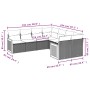 Juego de sofás de jardín con cojines beige 8 pzas ratán PE by , Garden sets - Ref: Foro24-3228236, Price: 481,06 €, Discount: %