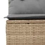 Gartensofa-Set mit 10-teiligen beigen Kissen aus synthetischem Rattan. von , Gartensets - Ref: Foro24-3228229, Preis: 589,60 ...