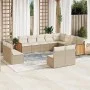 12-piece garden sofa set and brown synthetic rattan cushions by , Garden sets - Ref: Foro24-3228151, Price: 785,99 €, Discoun...