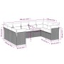 Set de sofás de jardín 8 piezas y cojines ratán sintético negro by , Garden sets - Ref: Foro24-3218126, Price: 497,94 €, Disc...