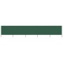 5-panel beach windbreak in green fabric 600x80 cm by vidaXL, Umbrellas - Ref: Foro24-47155, Price: 43,83 €, Discount: %