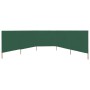 5-teiliger Strandschutz grüner Stoff 600x80 cm von vidaXL, Sonnenschirme - Ref: Foro24-47155, Preis: 43,83 €, Rabatt: %