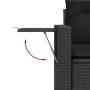 Set de sofás de jardín 10 pzas cojines ratán sintético negro by , Garden sets - Ref: Foro24-3220684, Price: 681,58 €, Discoun...