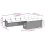 Set de sofás de jardín 10 pzas cojines ratán sintético negro by , Garden sets - Ref: Foro24-3220684, Price: 681,58 €, Discoun...