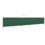 5-teiliger Strandschutz grüner Stoff 600x80 cm von vidaXL, Sonnenschirme - Ref: Foro24-47155, Preis: 43,83 €, Rabatt: %