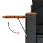 Juego de sofás jardín 4 pzas con cojines ratán sintético negro by , Garden sets - Ref: Foro24-3226769, Price: 302,95 €, Disco...
