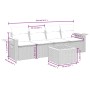 Juego de sofás jardín con cojines 5 pzas ratán sintético beige by , Garden sets - Ref: Foro24-3226619, Price: 303,37 €, Disco...