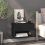 Wall bedside tables 2 black units by vidaXL, Nightstands - Ref: Foro24-810956, Price: 51,53 €, Discount: %
