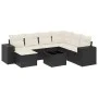 Set de sofás de jardín 8 piezas y cojines ratán sintético negro by , Garden sets - Ref: Foro24-3222905, Price: 481,96 €, Disc...
